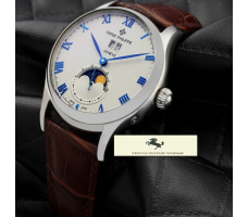 HK1378 PATEK PHİLİPPE GMT TOURBİLLİON GÜMÜŞ KASA